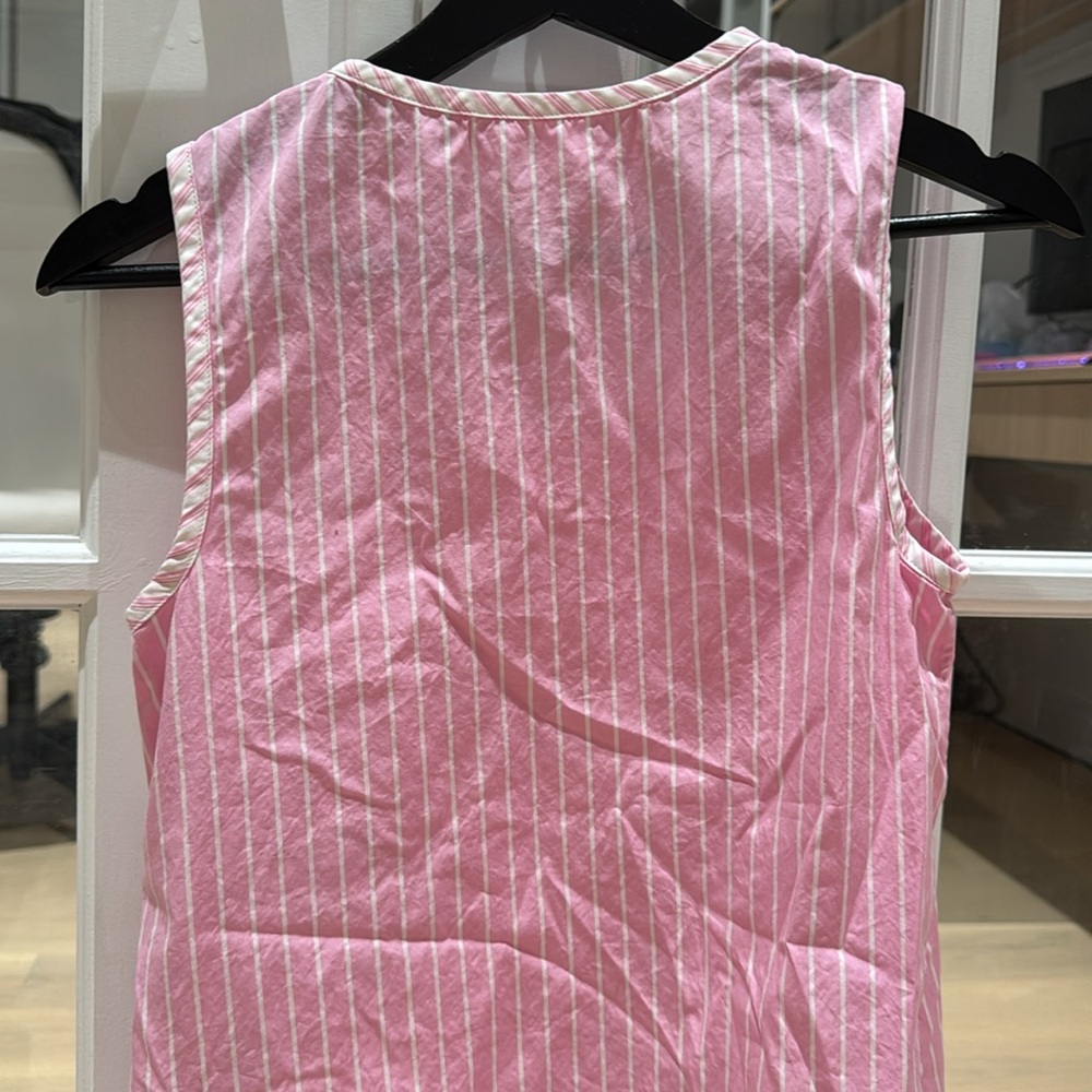 Pink Striped Sleeveless Top - Picture 5 of 5